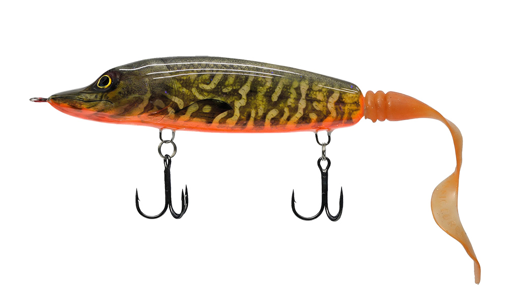 BabyPike Tail Bait - Swamp Pike