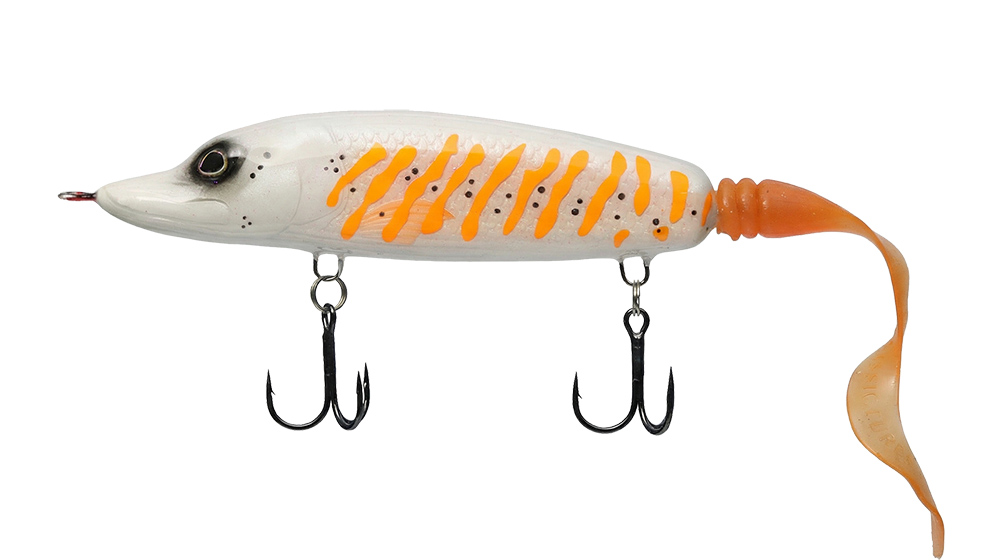 BabyPike Tail Bait - Albino Strike